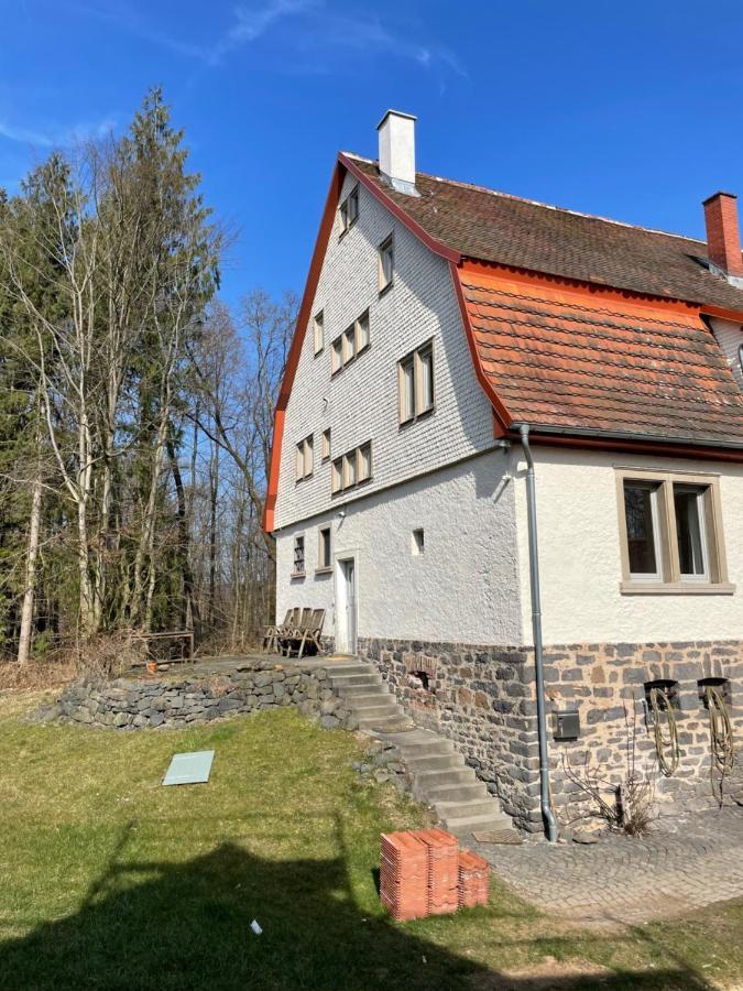 Apartmán Schellnhof Forsthaus Am Waldrand Nidda Exteriér fotografie