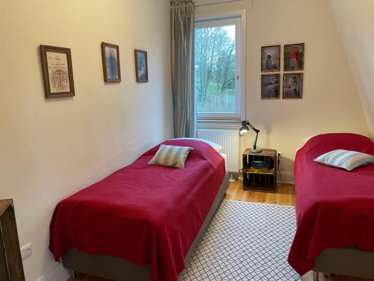 Apartmán Schellnhof Forsthaus Am Waldrand Nidda Exteriér fotografie