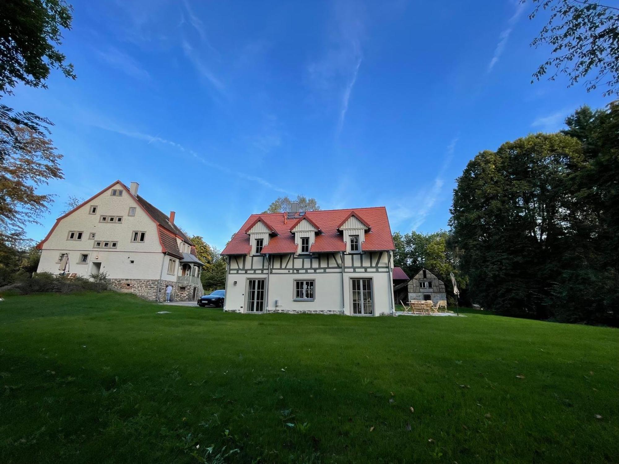 Apartmán Schellnhof Forsthaus Am Waldrand Nidda Exteriér fotografie